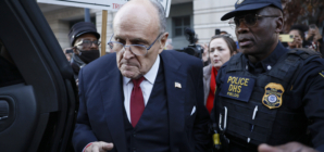 Rudy Giuliani Getting Served Indictment at 80th Birthday Party Sparks Jokes