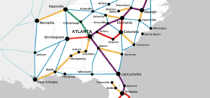 Map Shows Possible Southeast High-Speed Rail Route