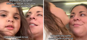 Tears at Heartbreaking Questions Toddler Asks Grieving Mom on Plane