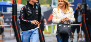 Corinna Schumacher Steps Out In Support Of Son Mick In Alpine Fight