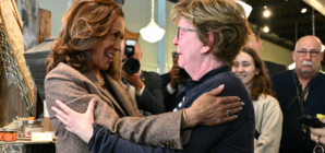 Video of Kamala Harris Embracing Crying Woman Takes Off Online