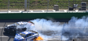 Kyle Larson and Chase Briscoe Involved in Serious Crash at Atlanta Motor Speedway