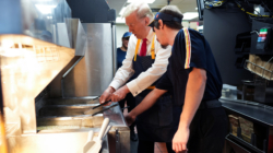 Donald Trump Working McDonald’s Fry Cooker in Pennsylvania Takes Off Online