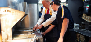 Donald Trump Working McDonald’s Fry Cooker in Pennsylvania Takes Off Online