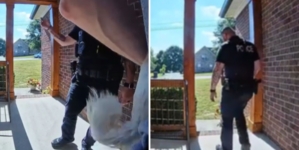 Woman Wakes To Find Cops at Her Door With Food After Delivery Goes Wrong