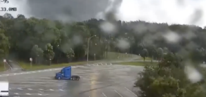 Traffic Camera Catches ‘Massive Tornado’ Rip Through Florida Amid Milton