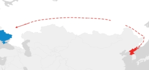 Map Shows Russian Jet Sending North Korean Troops to Ukraine War Front Line