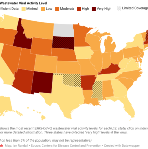 COVID Map Update Reveals New States With ‘Very High’ Wastewater Activity