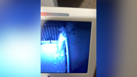 Dad Can’t Make Sense of What He’s Seeing on Son’s Baby Cam: ‘Goosebumps’