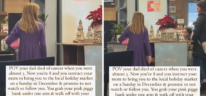 Tears at How Little Girl Who Lost Dad Shops for Mom’s Christmas Present