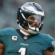 Eagles’ Jalen Hurts Officially Ruled Out With Concussion