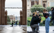 Woman Looks Back at Proposal Photos, Notices Something When She Zooms In