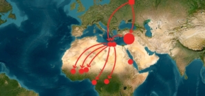 Map Shows Syria’s Critical Role for Russia’s Africa Operations