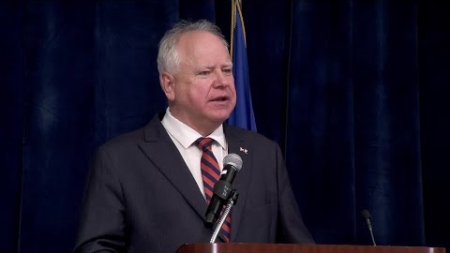 After Loss, Tim Walz Faces Party’s Sinking Fortunes in Minnesota