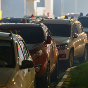 Driver Gets Hilarious Revenge on Man Purposely Blocking Line at Gas Station