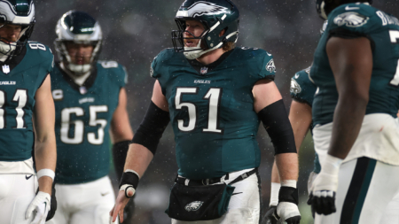 Eagles’ Rule Out Cam Jurgens Ahead of NFC Championship Game vs Commanders