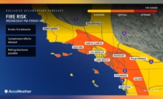 California Fire Map Shows Areas in Greatest Danger As New Blazes Erupt