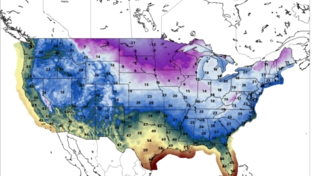 Polar Vortex Maps Show How Far Temperatures Could Plunge in Each State