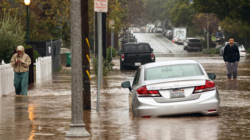 Atmospheric River Pummeling California Seen From Space