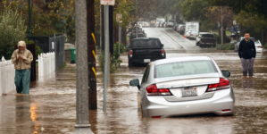 Atmospheric River Pummeling California Seen From Space