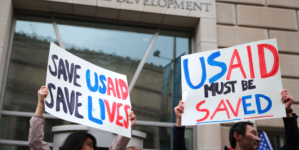 MAGA Mocks Democrat Protests Outside USAID