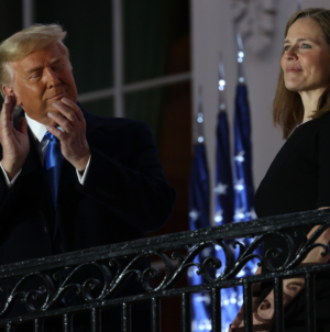 Donald Trump Defends Amy Coney Barrett After MAGA Attacks