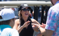 Paige Spiranac’s Hilariously Wet Reaction to Valspar Outbursts