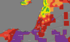 Jerusalem Threatened by Huge Wildfire: Live Tracker Maps