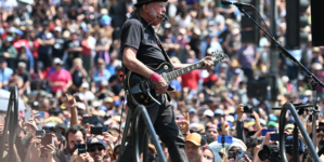 Neil Young Appears With ‘Hands Off Canada’ Sign at Anti-Trump Protest