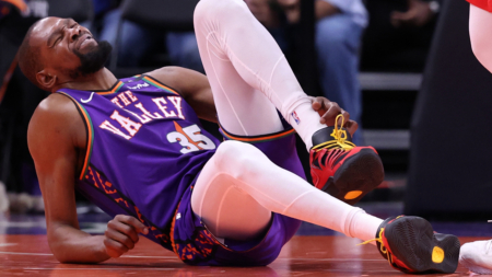 Suns’ Kevin Durant Ruled Out for Rest of Season