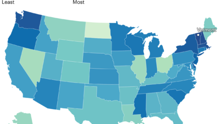 Map Shows States Where Seniors Are Most Vulnerable to Social Security Cuts
