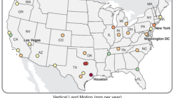 Map Reveals All Major US Cities Are Sinking