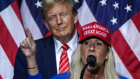 Marjorie Taylor Greene Reacts to Report Trump Pushed Her Against Senate Bid