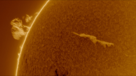‘Bird Wing’ Solar Eruption Headed Toward Earth