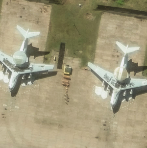 Satellite Photos Show Russia’s Extremely Rare A-50 Radar Plane Hit