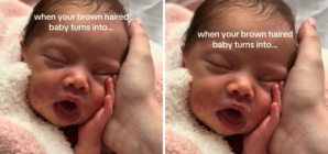 Baby Born With Brown Hair, Mom Obsessed With How She Looks Now