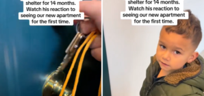 Moment 4-Year-Old Who Was Homeless Sees Where He Lives Now: ‘Overwhelming’