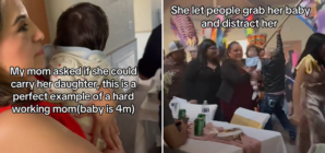 Server Brings Baby to Party She’s Working—Then a Guest Notices