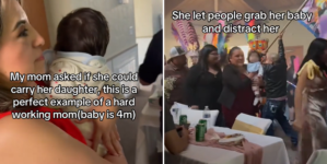 Server Brings Baby to Party She’s Working—Then a Guest Notices