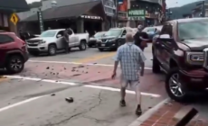 Video Shows Cars Piled Up in Major Gatlinburg Accident—Several Hospitalized