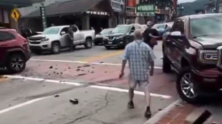 Video Shows Cars Piled Up in Major Gatlinburg Accident—Several Hospitalized