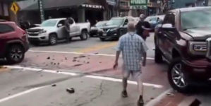 Video Shows Cars Piled Up in Major Gatlinburg Accident—Several Hospitalized