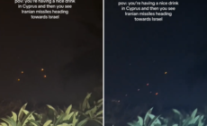 Gen Z on Vacation Captures Moment Hundreds of Missiles Fly Toward Israel