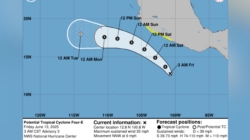 Map Reveals Path of Potential Tropical Storm Dalila