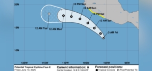 Map Reveals Path of Potential Tropical Storm Dalila