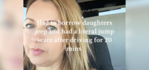 Mom Borrows Her Daughter’s Jeep, Then She Looks Up: ‘Jump Scare’