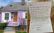 Woman Paints House, Not Prepared for Letter Neighbor Sends: ‘I Cried’