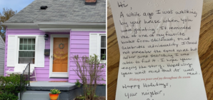 Woman Paints House, Not Prepared for Letter Neighbor Sends: ‘I Cried’