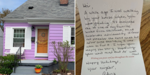 Woman Paints House, Not Prepared for Letter Neighbor Sends: ‘I Cried’