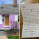 Woman Paints House, Not Prepared for Letter Neighbor Sends: ‘I Cried’